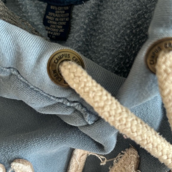Campus Crew North Carolina Hoodie Size L - Picture 3 of 5